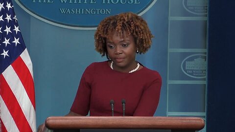 Karine Jean-Pierre holds White House press briefing ahead of Kansas City Chiefs visit