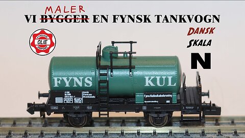 A tank wagon from Fyn in N scale