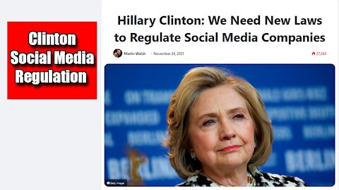 The Friday Vlog Hillary Clinton Calls For Social Media Regulation