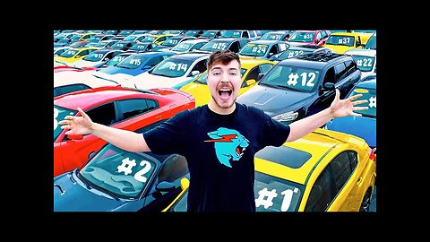 I Gave My 40,000,000th Subscriber 40 Cars