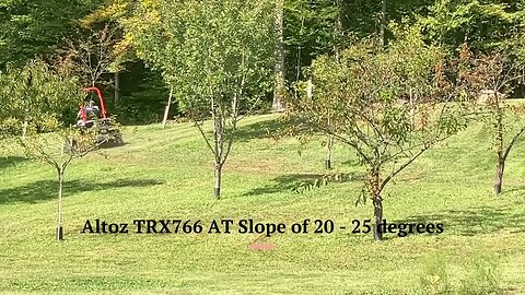 Altoz TRX766 AT on a slope
