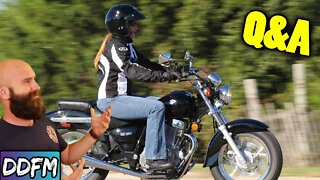 Should You Get The Suzuki GZ250 or Suzuki VZ800? / 8 New Motorcycle Rider Questions & Answers