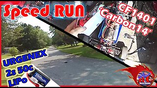 Speed Run - URGENEX 50c 2s LiPo - 'Carbon14' - CF1401 wltoys 144001