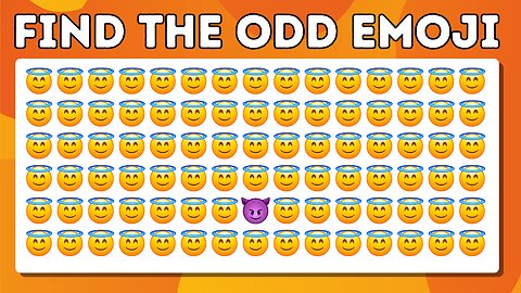 Can You Spot the Odd One Out? The Emoji Edition Challenge!