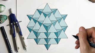 How to draw the 64 star tetrahedron