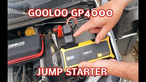 GOOLOO GP4000 4000A Peak Portable Jump Starter, Power Bank