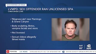 LVMPD: Sex offender ran unlicensed spa