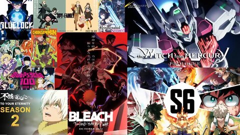 Best 10 Anime Series to watch | Fall 2022 #new #anime #trailer #myheroacademia