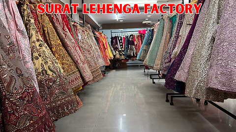 Biggest lehenga collection | lehenga factory | parnika india |