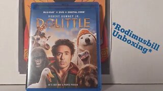 Universal Studios DOLITTLE (Robert Downey Jr) Blu Ray + DVD + Digital Code *Rodimusbill Unboxing*