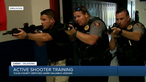 Tulsa deputies train for active shooters in Mounds