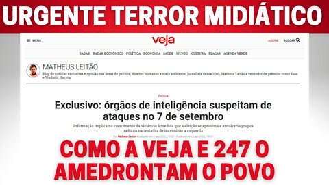 Marcelo Freixo PT e o narrativa Midiática da Veja e 247 #aovivo