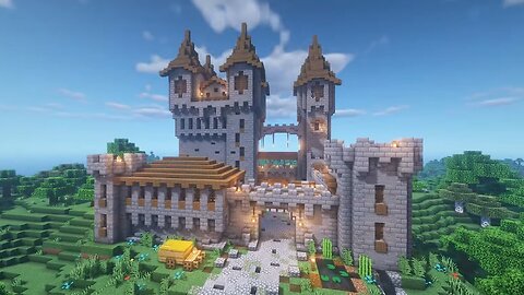 How to make a stone castle tutorial videos 😱