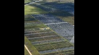 BREAKING: Hail storm in Damon, Texas on 3/24/24 destroys 1,000’s of acres of solar farms. Who pa