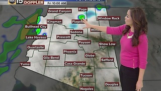 Valley and state rain chances going up as we head into the weekend - Friday, January 13, 2017