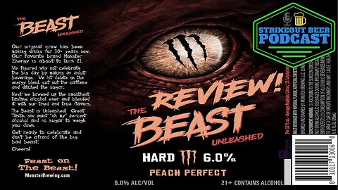 Monster Brewing Peach Perfect Quick Review!