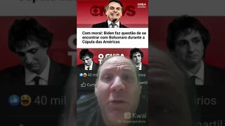 Guga da Globo News está desolado com sucesso de Bolsonaro na Cúpula das Américas