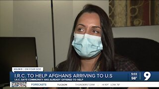 International Rescue Committee prepare to help Afghans arriving to U.S.