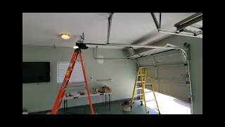 Chamberlain Overhead Garage door opener first time install