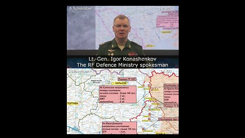 05.11.22⚡️ Russian Defence Ministry report on the progress of the deNAZIfication of Ukraine