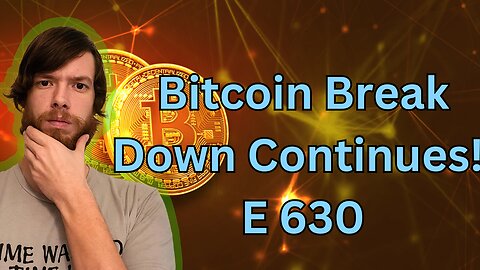 Bitcoin Break Down Continues! E 630 #crypto #grt #xrp #algo #ankr #btc #crypto