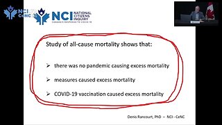 Dr Denis Rancourt Vaccine induced deaths based on excess mortality.