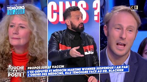 LE TRAQUENARD tendu à Martine Wonner par Cyrille HANOUNA ! face à Martin Blachier TPMP 01-12-2022