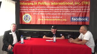 Assembly Candidate takes on tough questions inside Family Court on Veterans In Politics talk-show