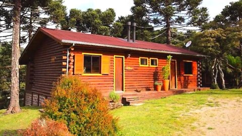 Excelente Opção de Casa de Madeira - Casa de Campo em Santa Catarina