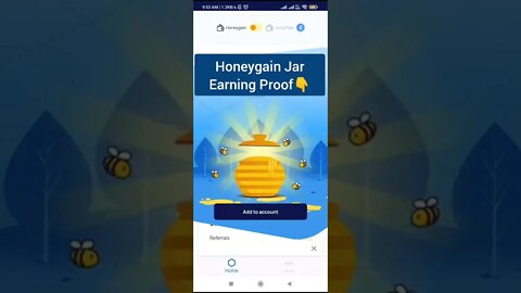 Honeygain jar earning proof #shorts #earningapps
