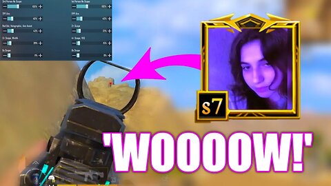GIRL REACTION TO MY SKILLS😳 PUBG Mobile Gameplay