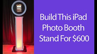 DIY iPad Photo Booth - How to build your own ring light photo booth