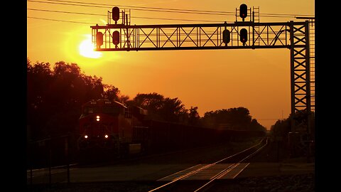 BNSF Power on a Beautiful Minnesota Evening - Staples Sub