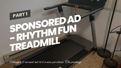 Sponsored Ad - RHYTHM FUN Treadmill Folding Treadmill Desk Treadmill 4.0HP Electric Motorized T...