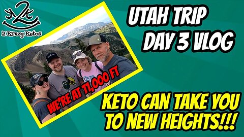 Utah Vlog Day 3 | Keto can take you to new heights!! | Visiting Snowbird at 11,000 feet