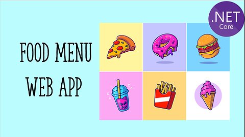 ASP.NET Core Tutorial - Food Menu Web App