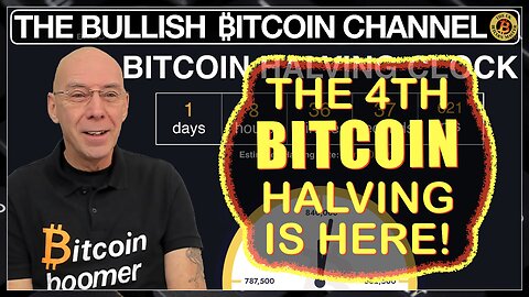 🇬🇧 BITCOIN’s 4th Halving is upon us and at that point BITCOIN becomes harder than Gold!!! (Ep 612) 🚀