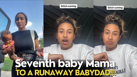 Viral Tiktok Videos Of A Seventh Baby Mama Triggered Her Pookie Baby daddy "Random Man From Atlanta"