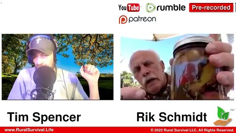 The Rural Survival Show w/ Rik Schmidt and Tim Spencer for Friday, 16 September, 2022