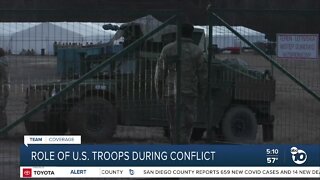 Role of U.S. troops during conflict
