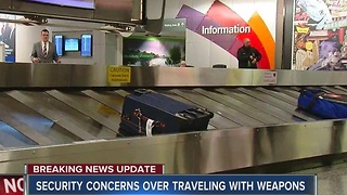 Raised Security Concerns Over Traveling With Weapons