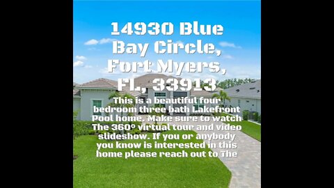 14930 Blue Bay Circle, Fort Myers, FL, 33913