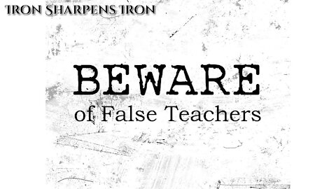 God's Words / False Teachers