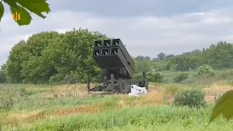 The first shots of the work of the Ukrainian air defense system "NASAMS" against an enemy air target