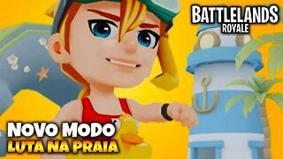 Luta na Praia do Battlelands Royale