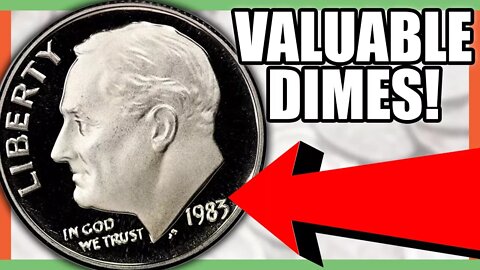 1983 RARE DIME WORTH MONEY - RARE DIMES TO LOOK FOR IN POCKET CHANGE!!