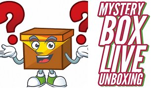 Mystery Box Live Unboxing I Have No Idea What's Inside