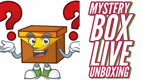 Mystery Box Live Unboxing I Have No Idea What's Inside