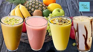 Beat Summer, Cool off with these Four types of Fruit Milkshake, Smoothie recipe!