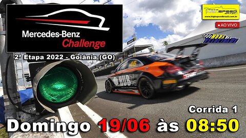 MERCEDES-BENZ CHALLENGE | Corrida 1 | 2ª Etapa 2022 - Goiânia (GO) | Ao Vivo